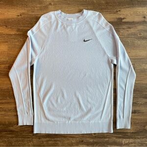 Nike Tour Golf Sweater Powder Blue Mens Size Medium FQ8832-422 Please Read Desc